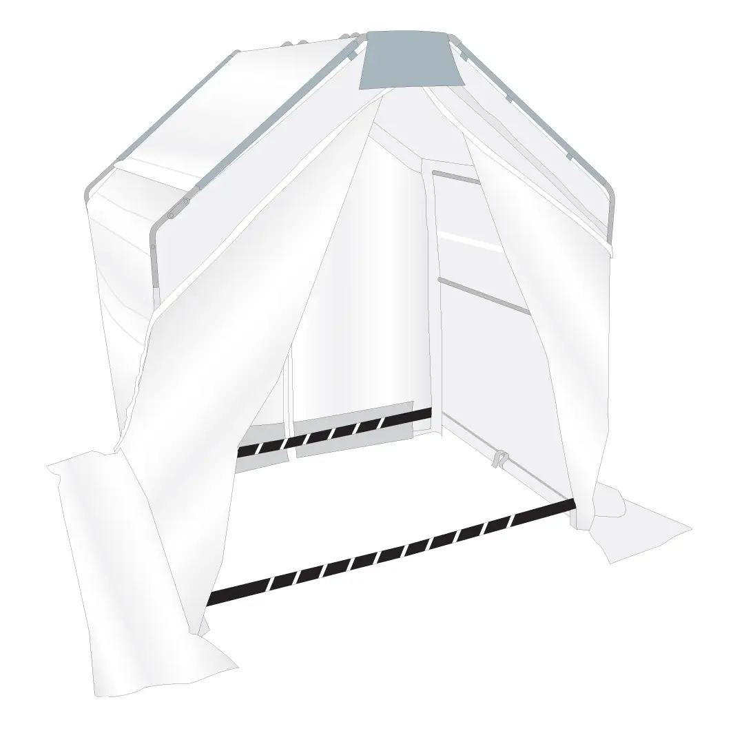 Uniquip Tent 12A Plus, designed for telecom